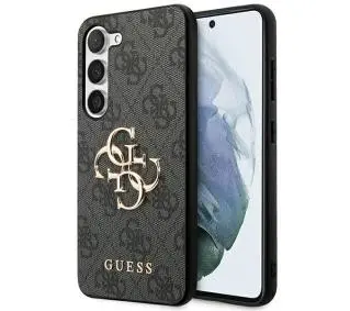 Guess 4G Big Metal Logo GUHCS24M4GMGGR do Samsung Galaxy S24+ Szary