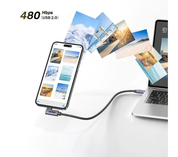 Unitek USB-C Power Delivery 100W 1m Szary