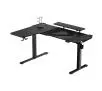 Biurko Ultradesk WINGER 155cm Regulacja wysokości Czarny