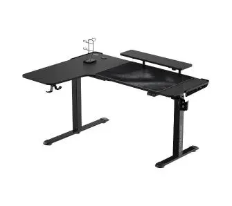 Biurko Ultradesk WINGER 155cm Regulacja wysokości Czarny