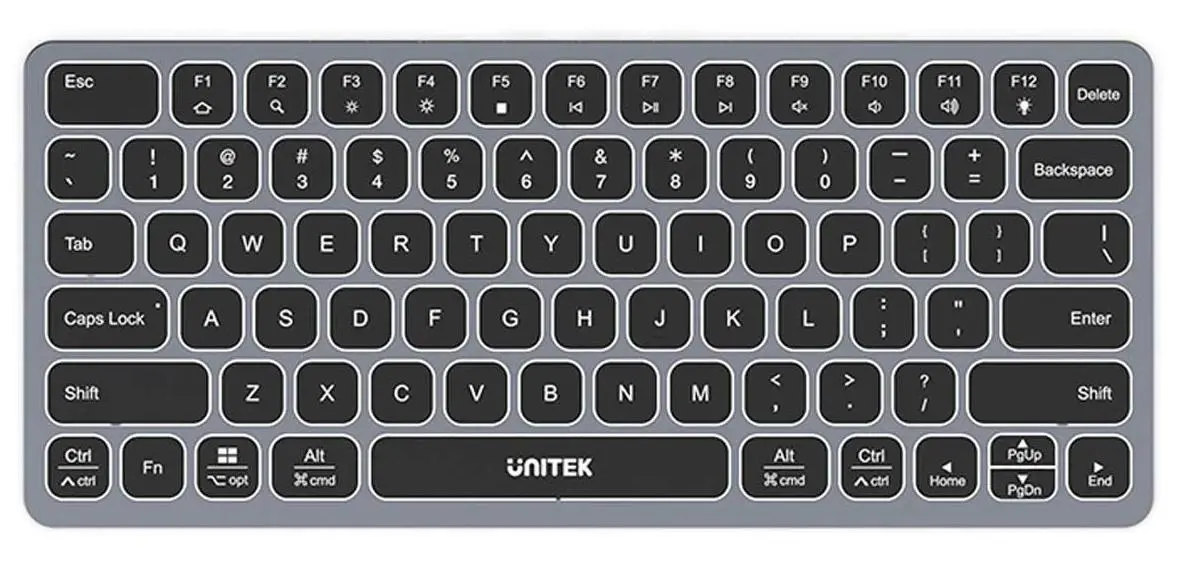 Klawiatura membranowa Unitek D1092A 9w1 Szary