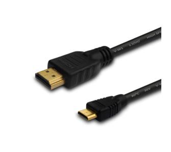 Kabel HDMI Savio CL-09, mini HDMI, 1,5 m, HDMI 1.4