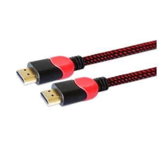 Kabel HDMI Savio GCL-01, HDMI 2.0 (czerwony) 1,8m dedykowany pod PC