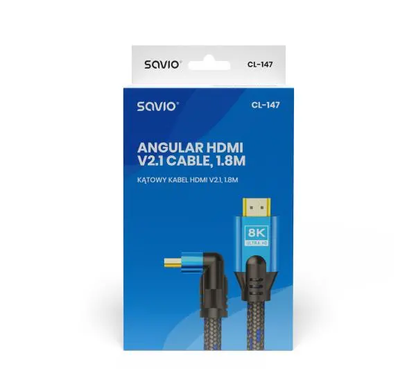 Savio CL-147 1,8m Czarny