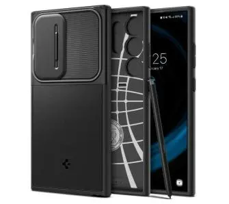 Etui Spigen Optik Armor ACS07313 do Galaxy S24 Ultra Czarny