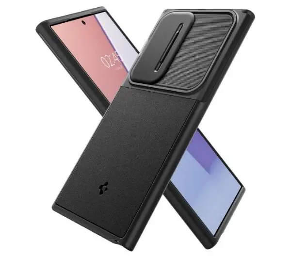 Spigen Optik Armor ACS07313 do Galaxy S24 Ultra Czarny