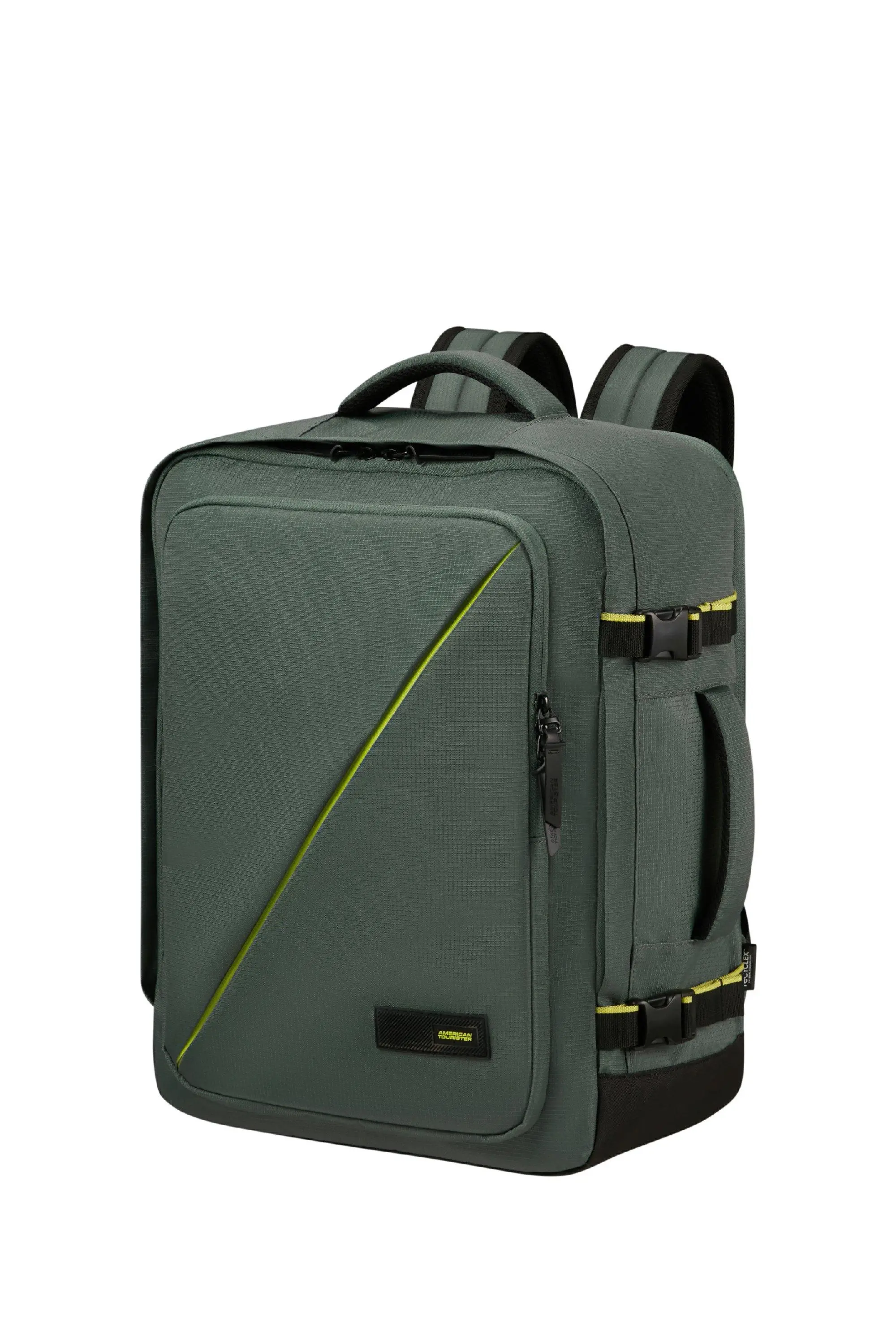 Plecak na laptopa American Tourister Take2Cabin Zielony