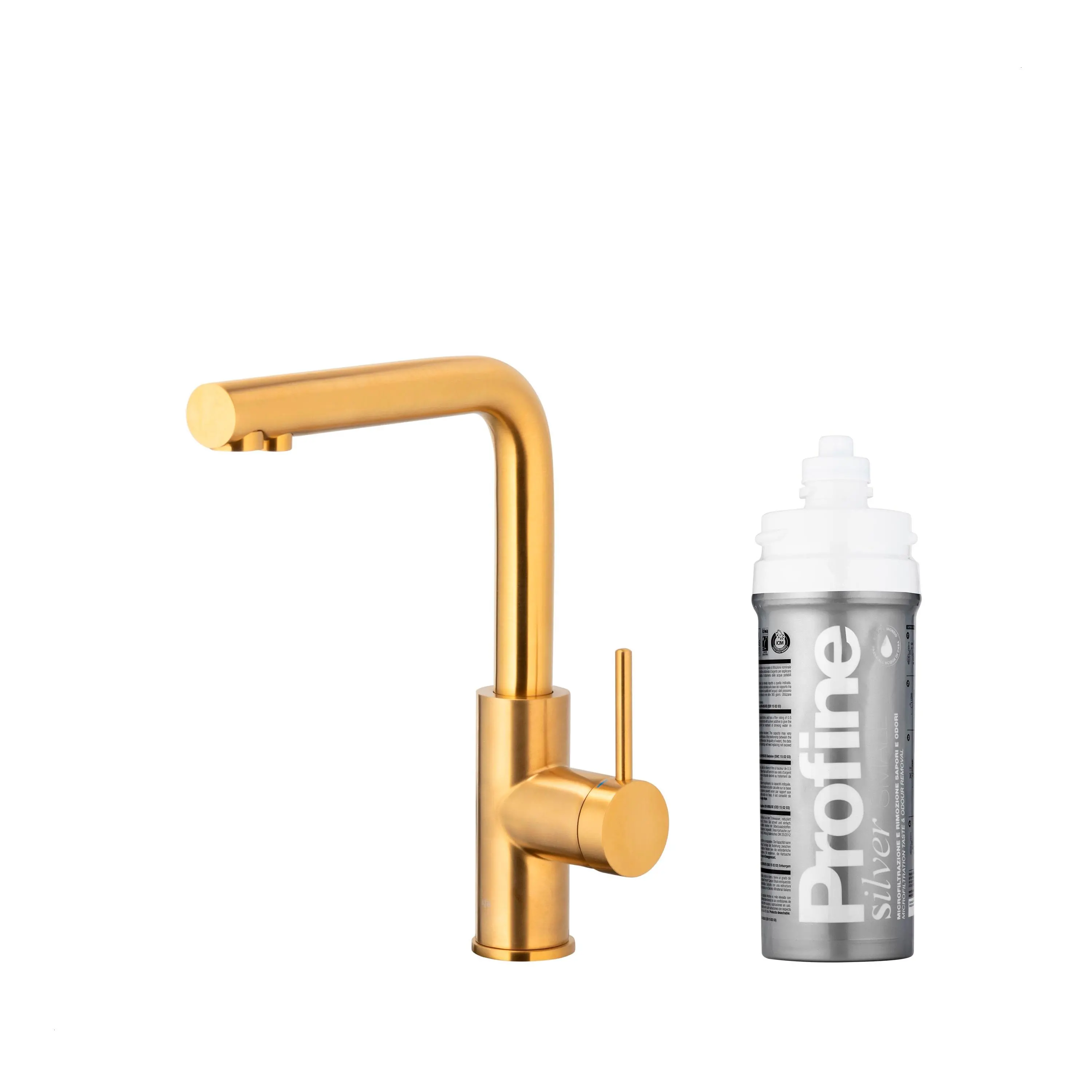 Bateria KFA Armatura Arura Duero Pure Basic 6623-914-31 Złoty Stal szlachetna