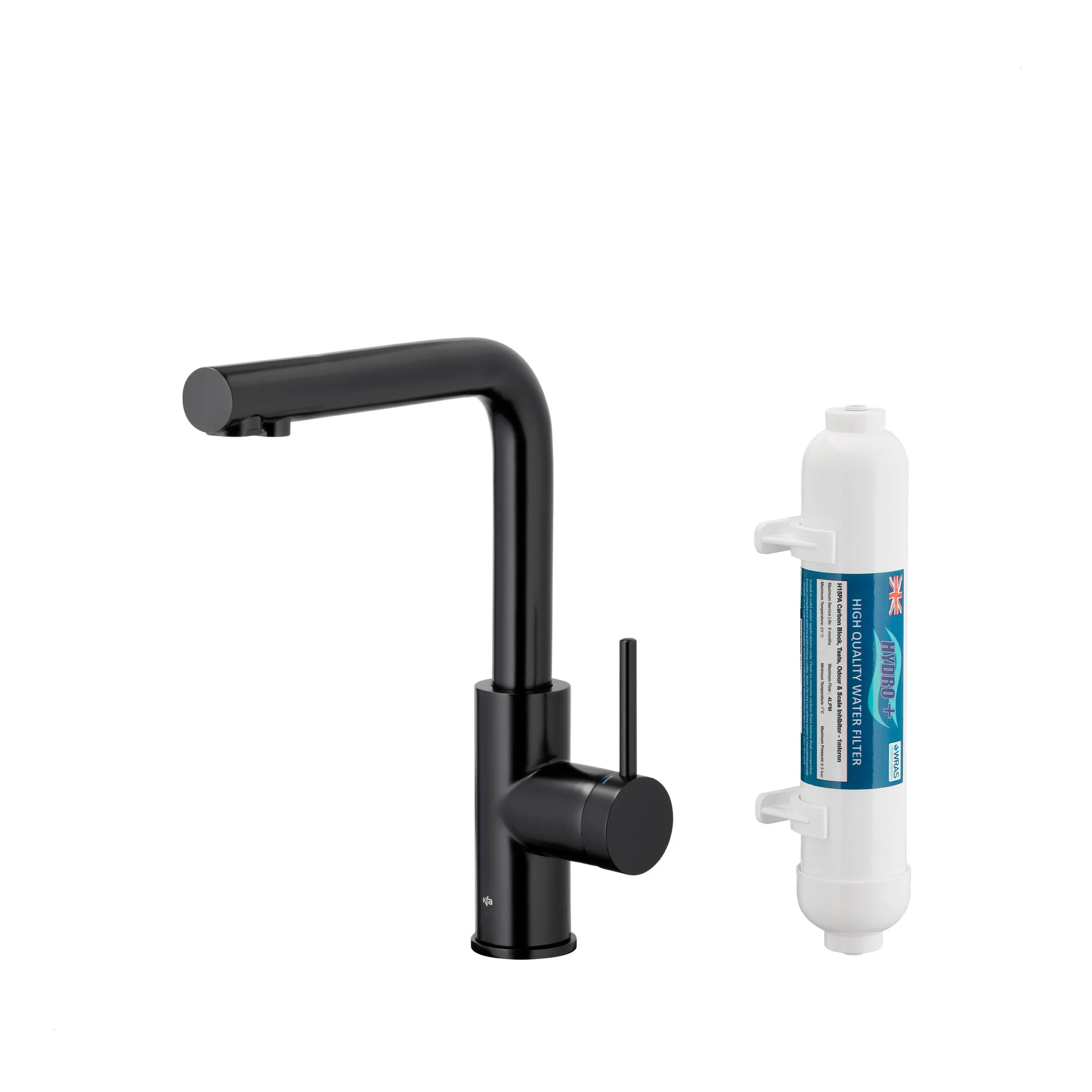 Bateria KFA Armatura Arura Duero Pure Basic 6623-912-81 Czarny Stal szlachetna