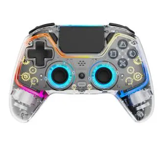 Pad Deltaco GAM-169-T do PS4 Bezprzewodowy transparent