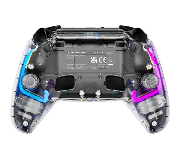 Deltaco GAM-169-T do PS4 Bezprzewodowy transparent