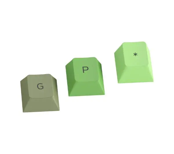 Glorious GPBT Keycaps 114szt. Olive Zielony