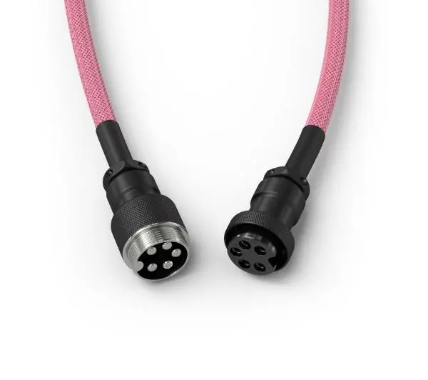 Glorious PC Gaming Race Coil Cable Prism Pink USB-C - USB-A (GLO-CBL-COIL-PP) Różowy