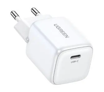 Ładowarka sieciowa UGREEN 15324 Nexode mini USB-C PD3.0 QC4.0 GaN 20W Biały