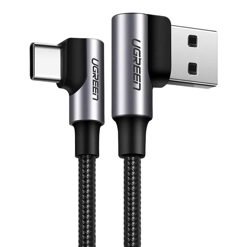 Kabel UGREEN USB do USB-C US176 3A 0,5m Czarny