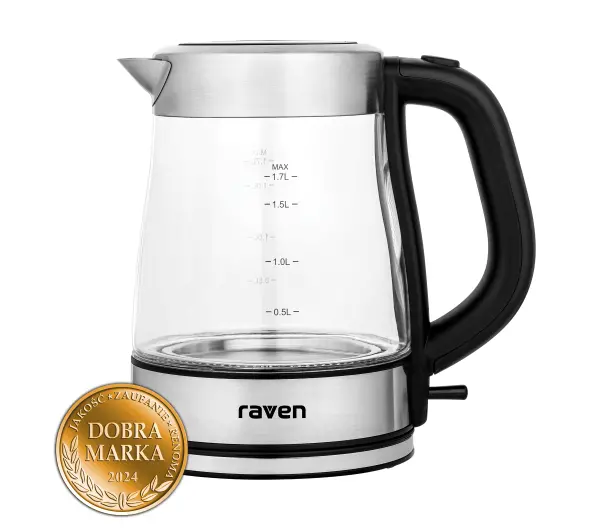Raven EC027C Szklany 1,7l 2200W