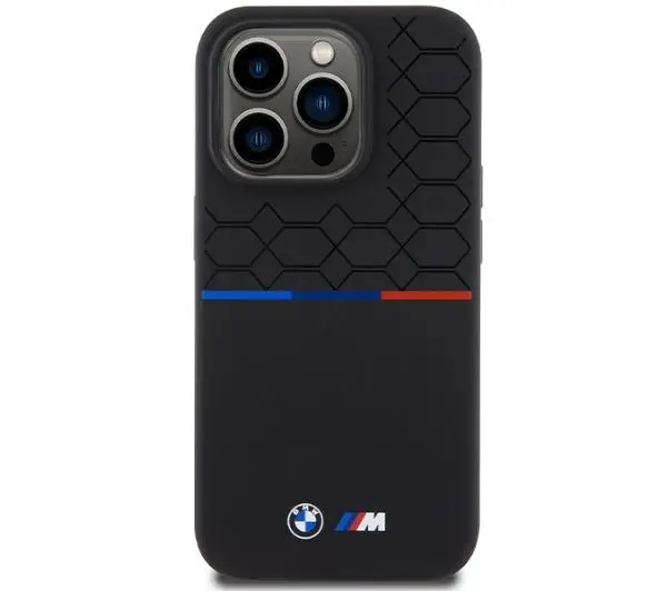 BMW Silicone Pattern MagSafe BMHMP15L22SMPK do iPhone 15 Pro Czarny