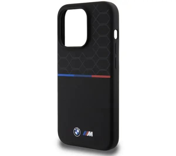 BMW Silicone Pattern MagSafe BMHMP15L22SMPK do iPhone 15 Pro Czarny