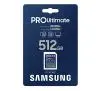 Karta pamięci Samsung PRO Ultimate 2023 SD 512GB 200/130MB/s U3 V30 + czytnik