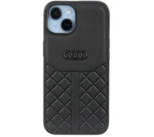 AUDI Genuine Leather AU-TPUPCIP14-Q8/D1-BK do iPhone 14 Czarny
