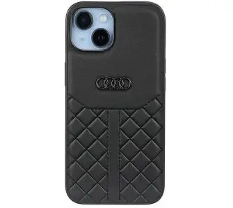 Etui AUDI Genuine Leather AU-TPUPCIP14-Q8/D1-BK do iPhone 14 Czarny