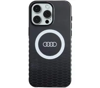 AUDI IML Big Logo MagSafe Case AU-IMLMIP15PM-Q5/D2-BK do iPhone 15 Pro Max Czarny