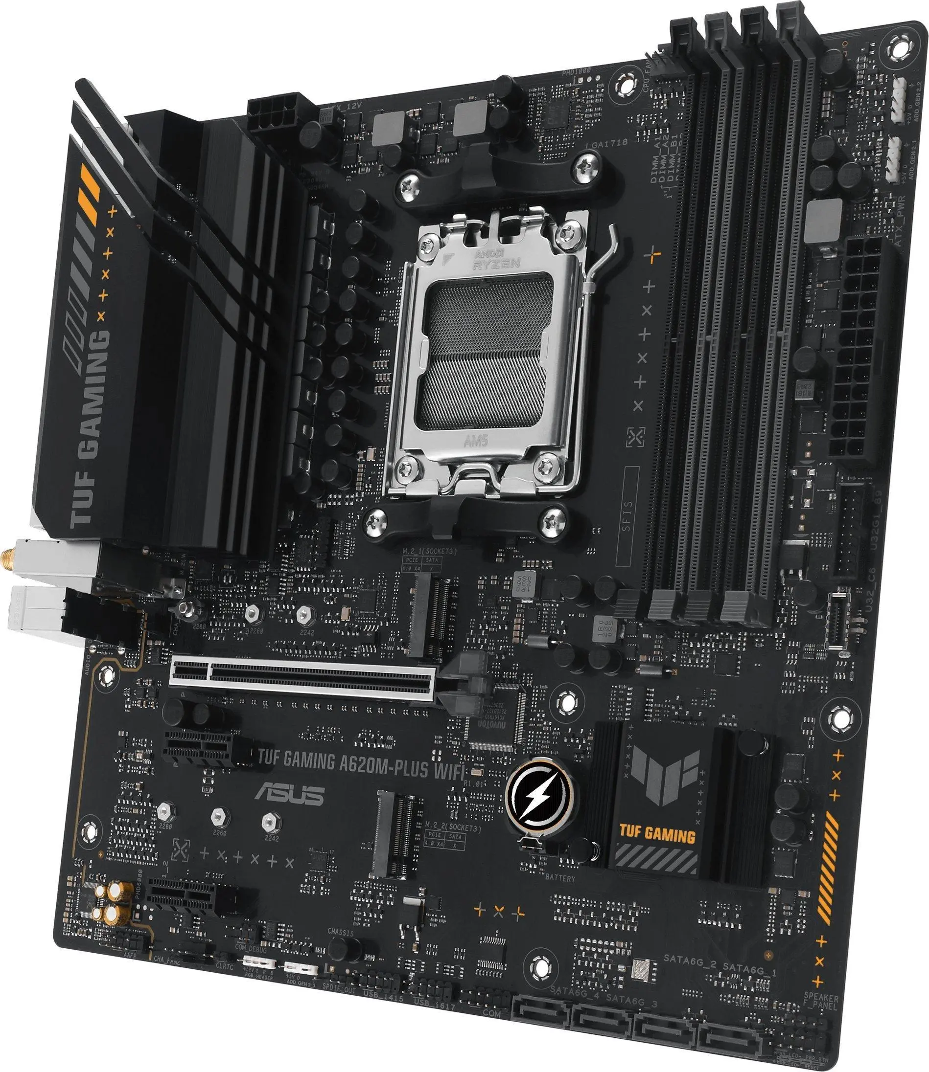фото Материнська плата Asus TUF Gaming A620M-Plus WIFI 3