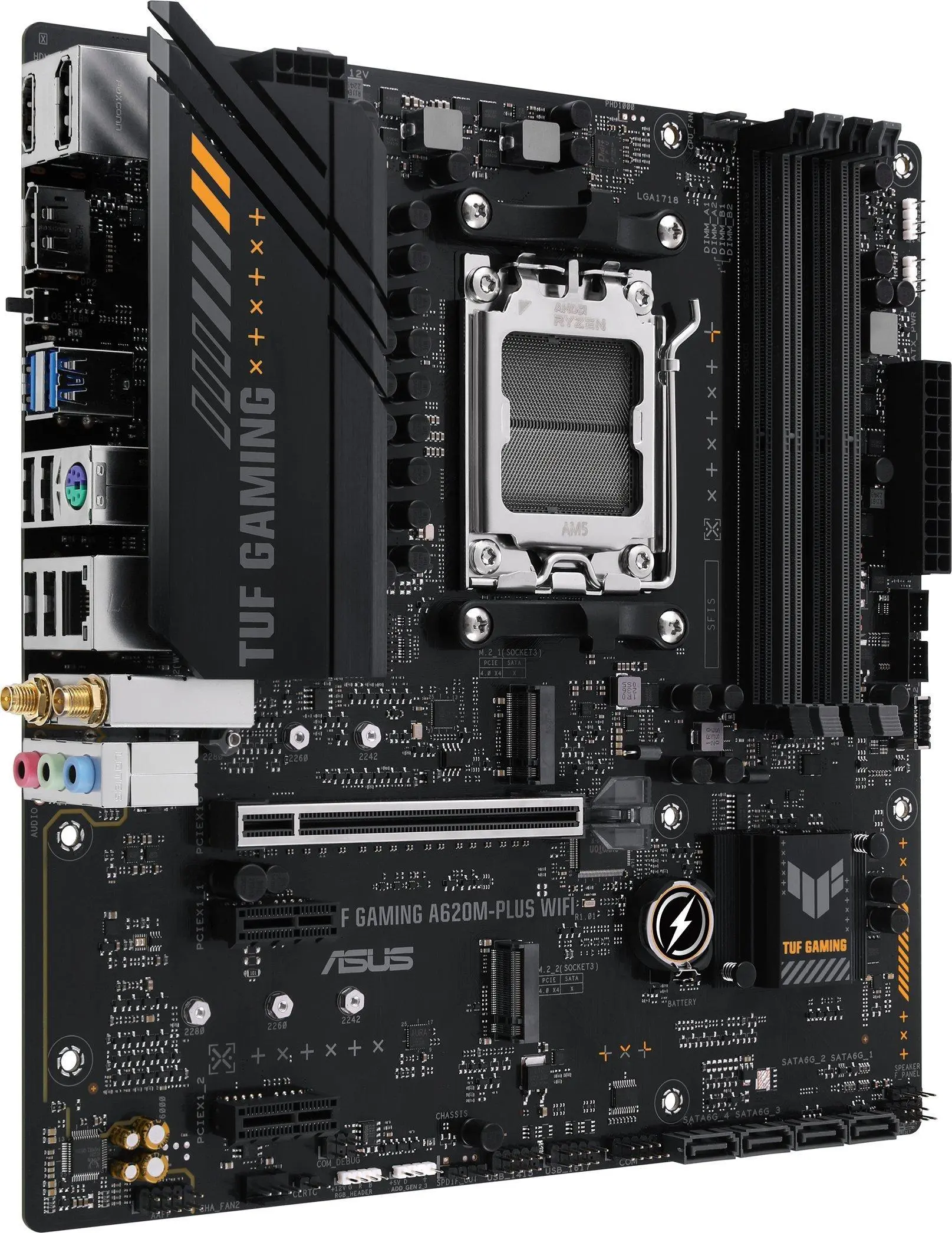 фото Материнська плата Asus TUF Gaming A620M-Plus WIFI 2