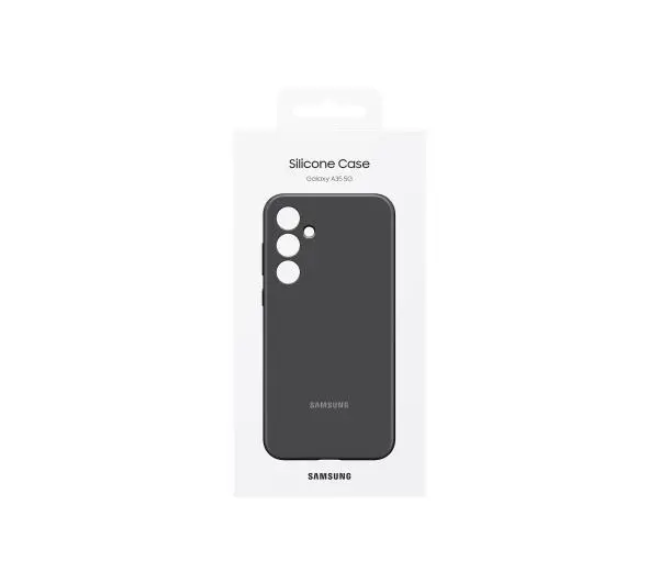 Samsung Silicone Cover Galaxy A35 5G Czarny