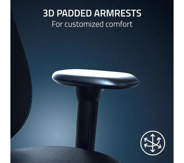 Razer Fujin Gamingowy do 136kg Tkanina Czarny - Kup na Raty - RRSO 0%
