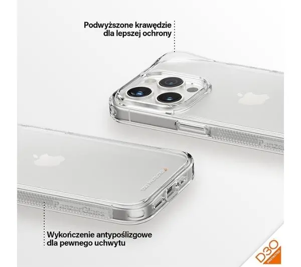 PanzerGlass HardCase do iPhone 15 Pro Przezroczysty