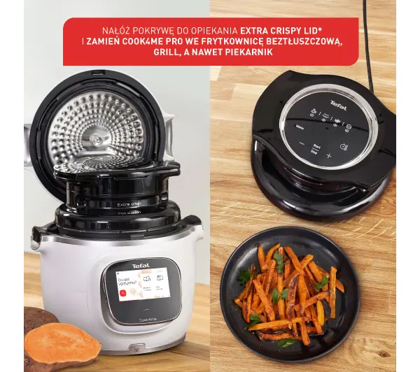 Tefal Cook4me Touch Pro CY9431 1600W 6l Kosz do gotowania na parze - ⚡ EURO HIT CENOWY! ⚡ - Kup na Raty - RRSO 0%