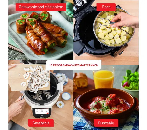 Tefal Cook4me Touch Pro CY9431 1600W 6l Kosz do gotowania na parze - ⚡ EURO HIT CENOWY! ⚡ - Kup na Raty - RRSO 0%