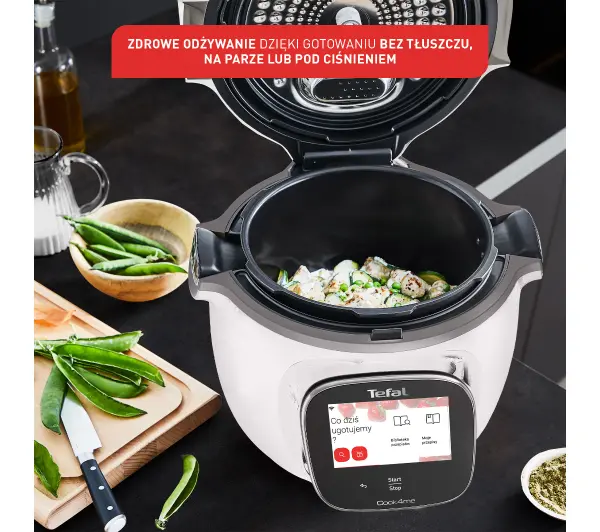 Tefal Cook4me Touch Pro CY9431 1600W 6l Kosz do gotowania na parze - ⚡ EURO HIT CENOWY! ⚡ - Kup na Raty - RRSO 0%