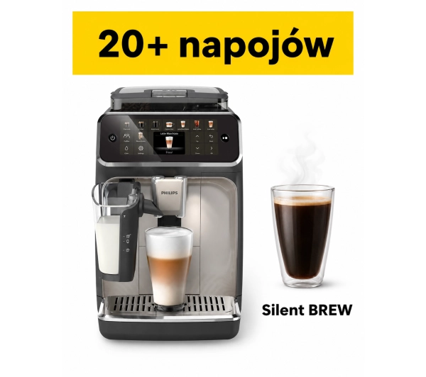 Philips LatteGo EP5547/90 Kawa mrożona Szerokość 24,6cm