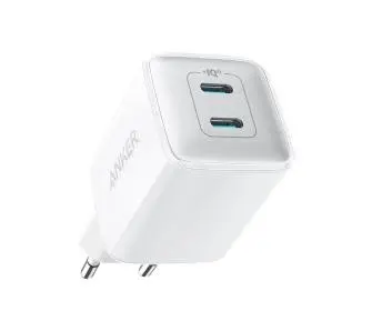 Ładowarka sieciowa Anker 521 Nano Pro 2xUSB-C 40W Biały