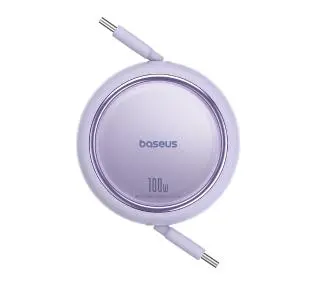 Baseus USB-C do USB-C Free2Draw PD 100W 1m Fioletowy