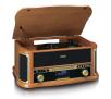 Gramofon Lenco TCD-2571WD Półautomatyczny Napęd paskowy Przedwzmacniacz Bluetooth Odtwarzacz CD Magnetofon Drewno