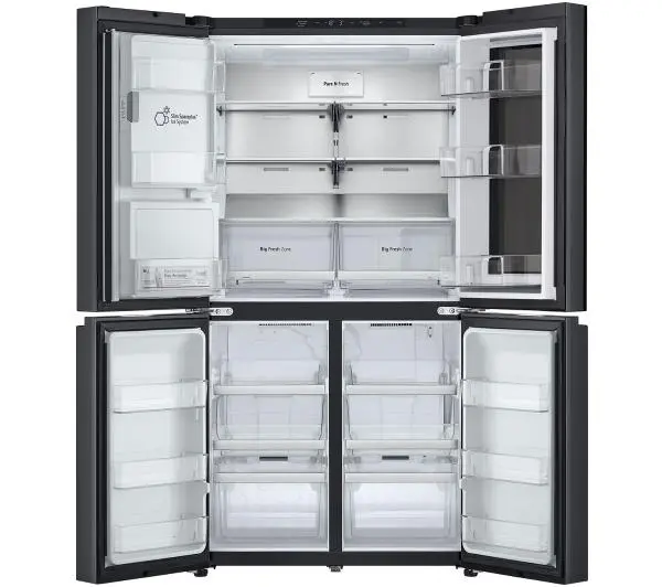 LG InstaView GMG960EVJE Funkcje AI Pełny No Frost 179,2cm Zdalne sterowanie Ciemny grafit stal - Kup na Raty - RRSO 0%