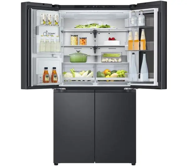LG InstaView GMG960EVJE Funkcje AI Pełny No Frost 179,2cm Zdalne sterowanie Ciemny grafit stal - Kup na Raty - RRSO 0%