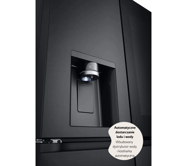 LG InstaView GMG960EVJE Funkcje AI Pełny No Frost 179,2cm Zdalne sterowanie Ciemny grafit stal - Kup na Raty - RRSO 0%