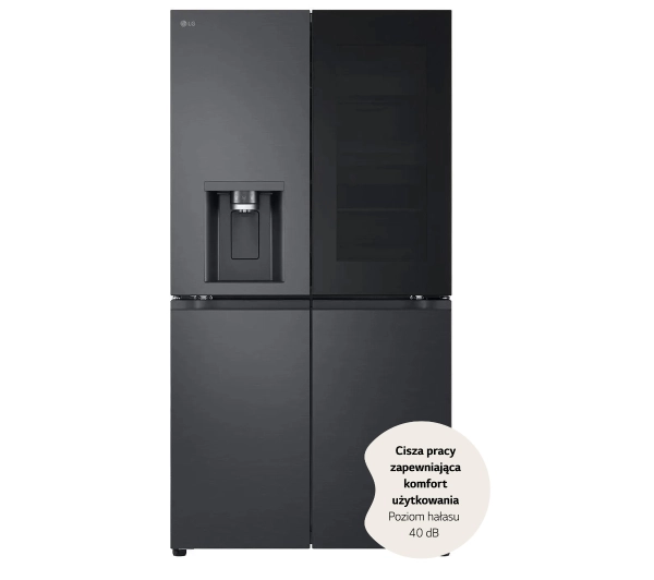 LG InstaView GMG960EVJE Funkcje AI Pełny No Frost 179,2cm Zdalne sterowanie Ciemny grafit stal - Kup na Raty - RRSO 0%