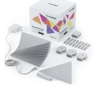 Panel LED Nanoleaf Shapes Triangles Starter Kit 15szt