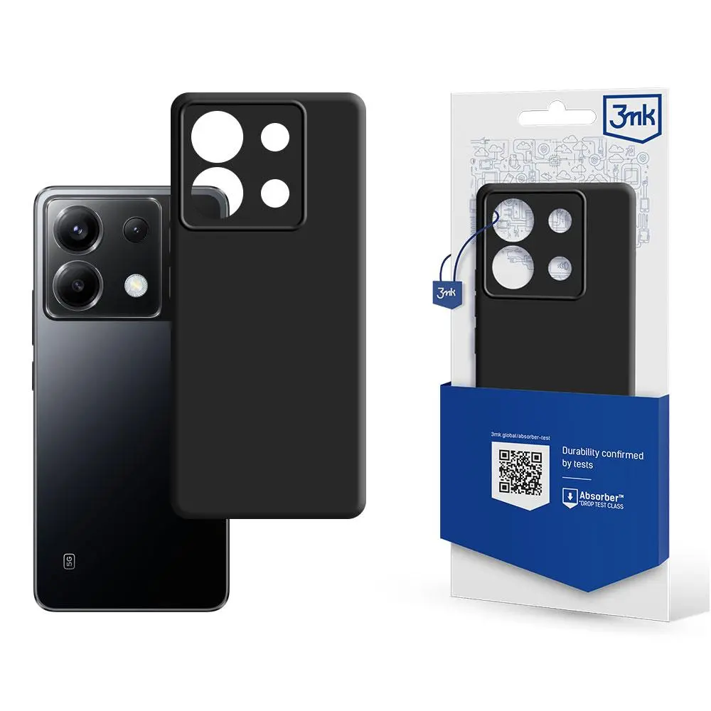 Etui 3mk Matt Case do POCO X6 5G Czarny