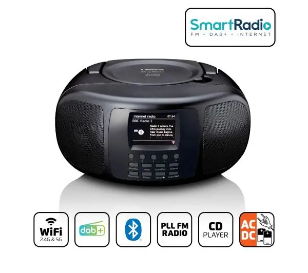 Lenco SCD-6000BK Bluetooth Czarny - Kup na Raty - RRSO 0%