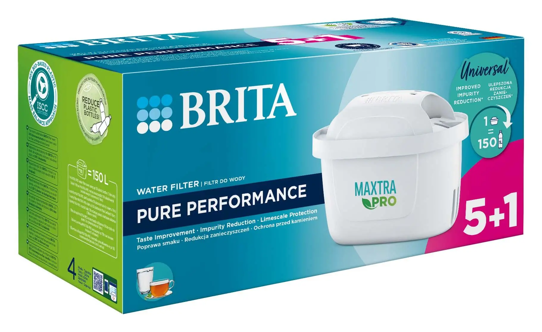 Wkłady filtrujące Brita Maxtra Pro Pure Performance 6szt.