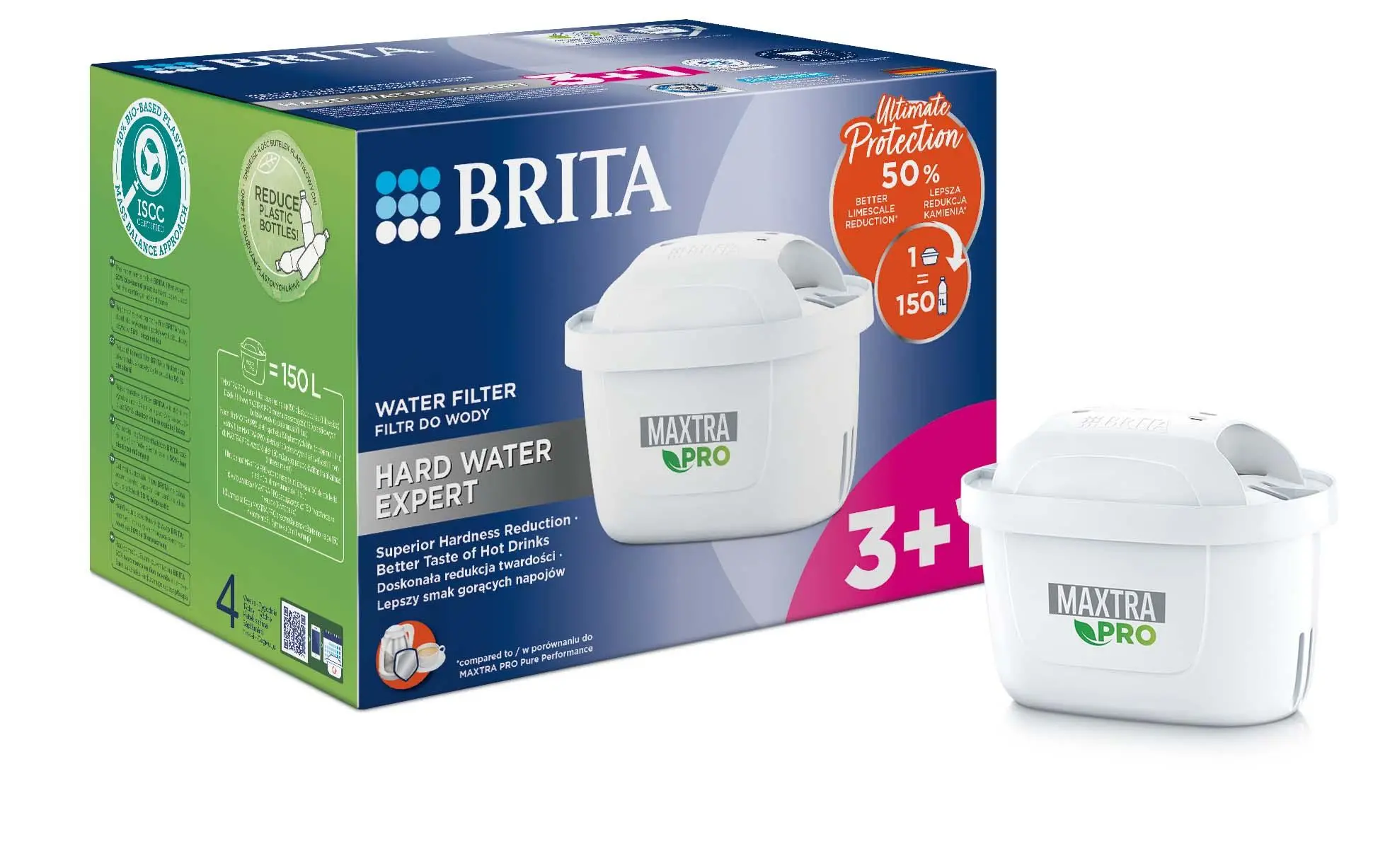 Wkłady filtrujące Brita Maxtra Pro Hard Water Expert 4szt.