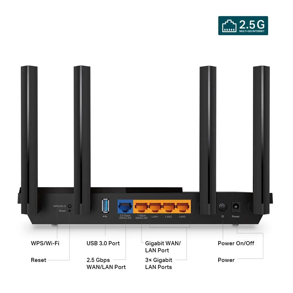 Фото Бездротовий маршрутизатор (роутер) TP-Link Archer AX55 Pro