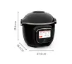 Multicooker Tefal Cook4me Touch Wi-Fi CY9128 + Pokrywa do przechowywania XA612020 1600W 6l Kosz do gotowania na parze