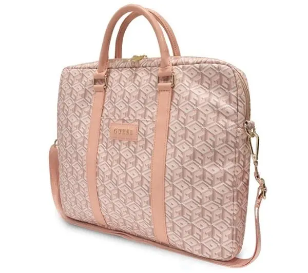Guess GCube Stripes GUCB15HGCFSEP 16" Różowy